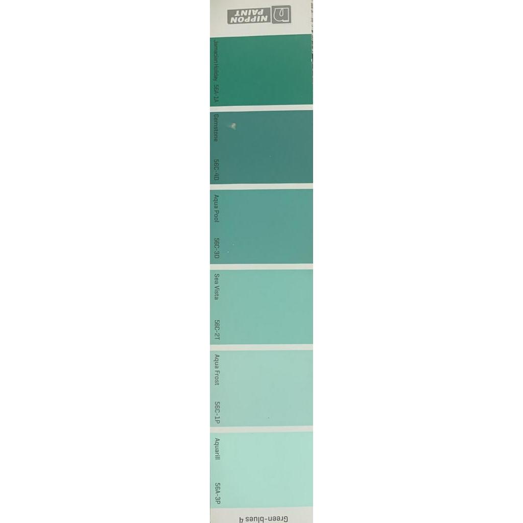 Sơn nippon 1 lít màu xanh cẩm thạch ( màu pha) trong nhà và ngoài trời