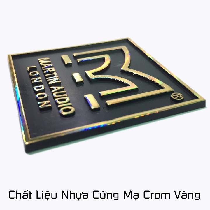 TEM LOA MARTIN CHỮ VÀNG -DÁN THÙNG LOA-GIÁ 1 CẶP