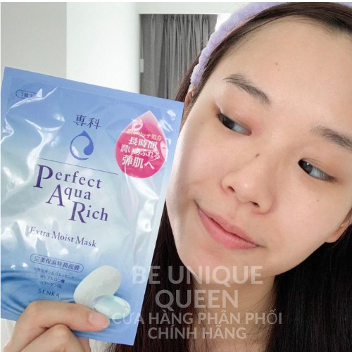 Mặt Nạ Cấp Ẩm Senka Perfect Aqua Rich Extra Moist Mask (25ml)