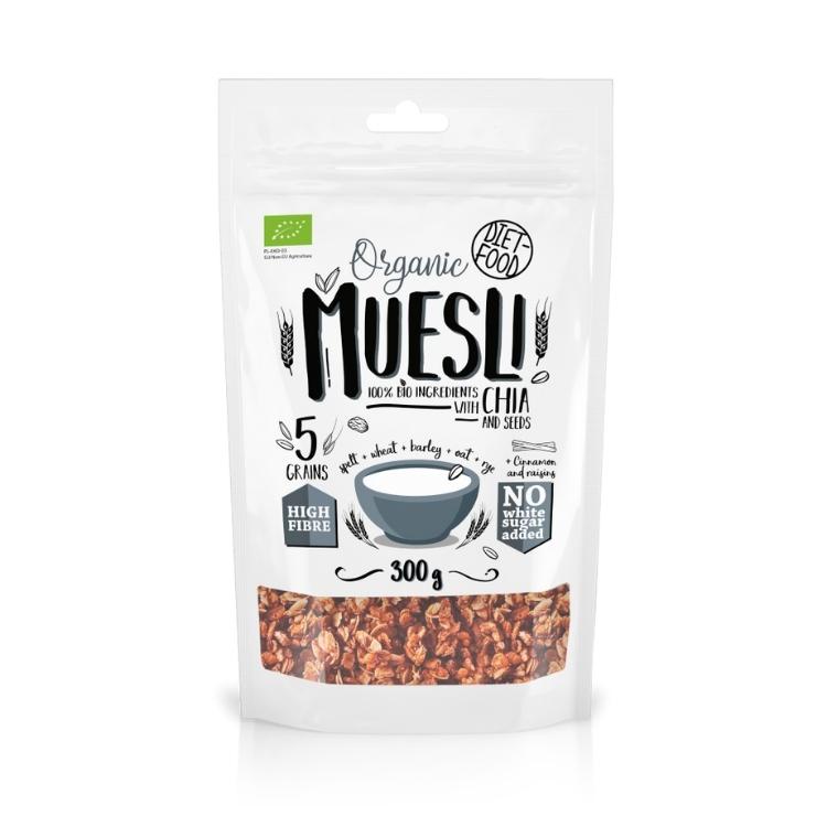 Ngũ Cốc Giòn Muesli Siêu Thực Phẩm Hữu Cơ - Gói 200g Diet Food