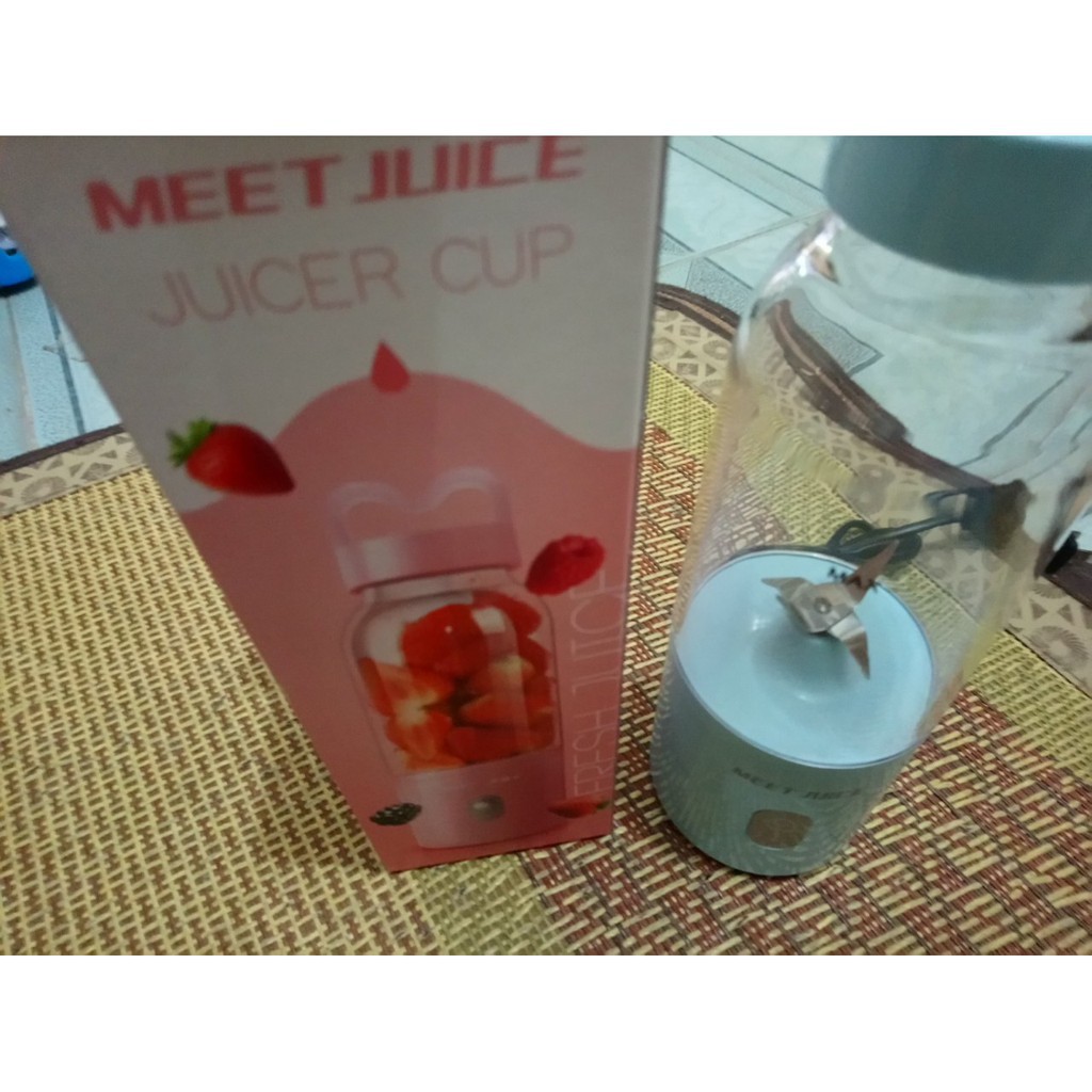 Máy xay sinh tố mini MEET JUICE - máy xay sinh tố mini cầm tay