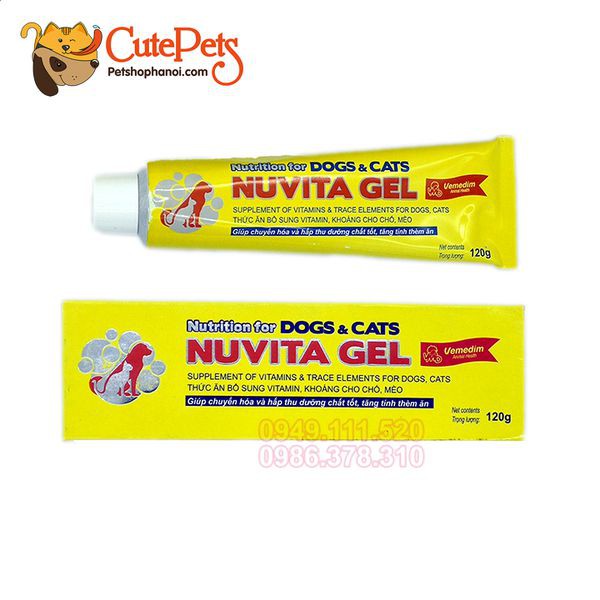 Gel bổ sung dinh dưỡng khoáng cho chó mèo 120g - Phụ kiện thú cưng Hà Nội