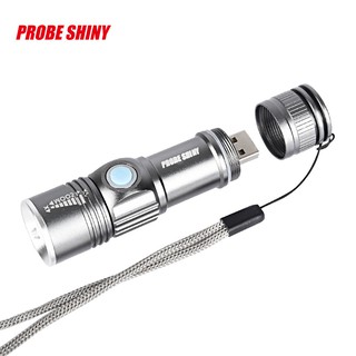 ✪Gustavoo✪ Adjustable LED Zoom 3000LM MINI USB Rechargeable Flashlight Torch Portable