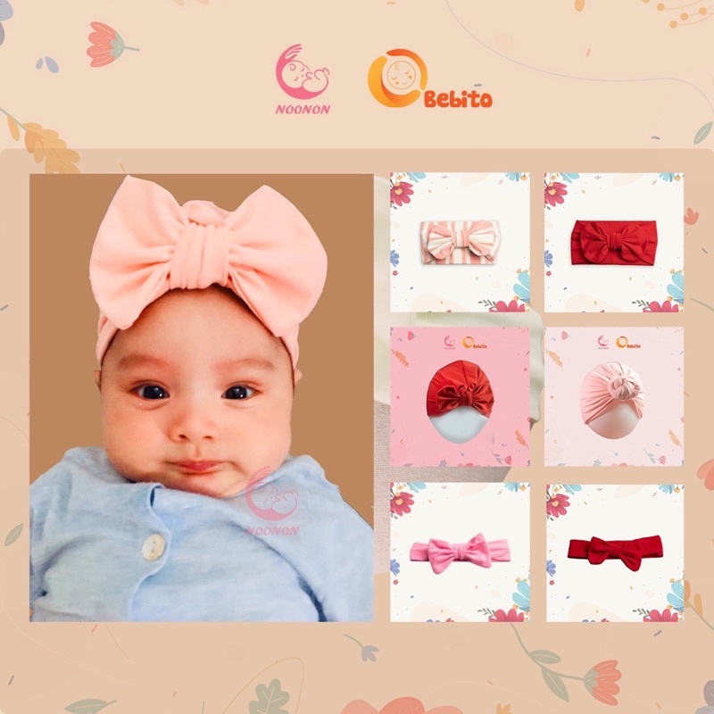 Băng Đô cho bé / Turban Cho Bé Siêu Xinh
