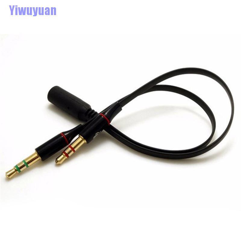 Cáp Chuyển Đổi Âm Thanh Hình Chữ y Từ Giắc Cắm 3.5mm Sang 2 Ổ Cắm