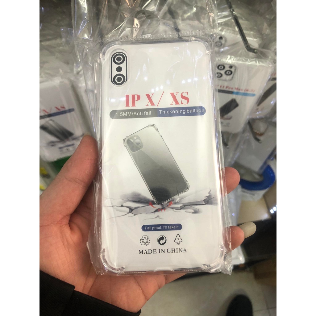 Ốp Lưng Silicon Chống Sốc  Dẻo Dày 1.5MM Trong Suốt Đủ Các Dòng IP