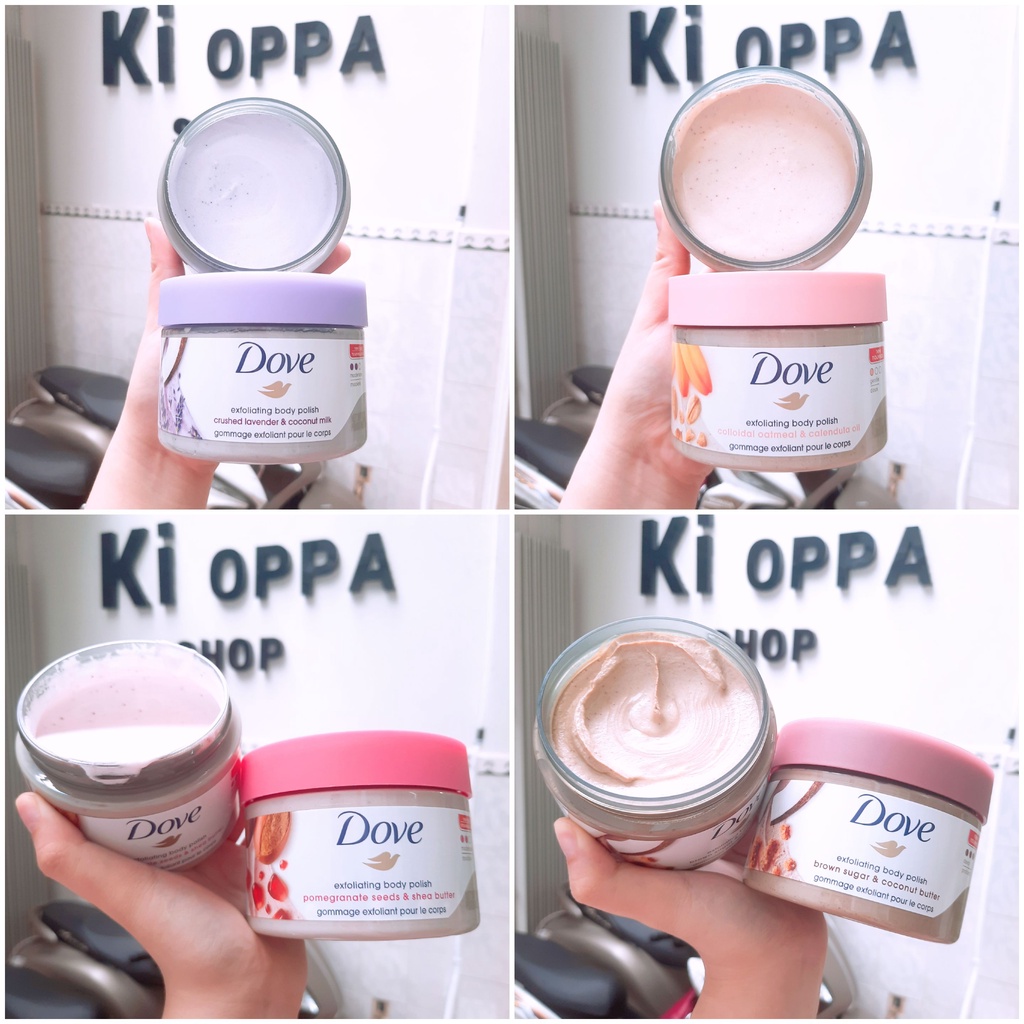 Tẩy da chết cơ thể Dove Exfoliating body scrub
