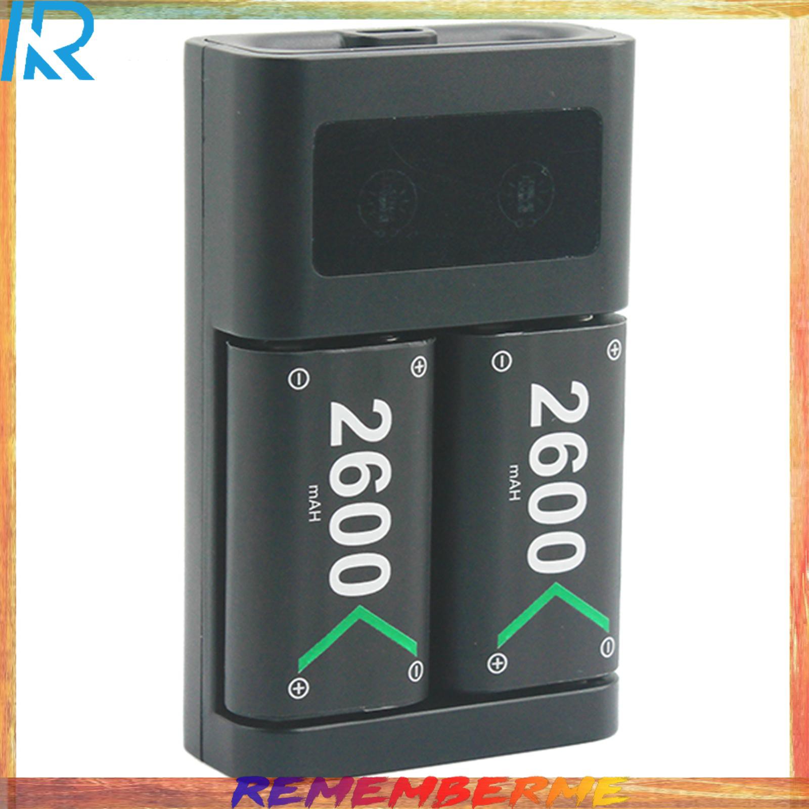 Bộ Sạc Pin 2x 2600mah Cho Tay Cầm Chơi Game Xbox One / S / X | BigBuy360 - bigbuy360.vn