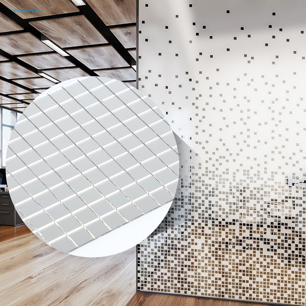 Miếng Dán Tường Mặt Gương Họa Tiết Mosaic Độc Đáo Trang Trí Tiệc