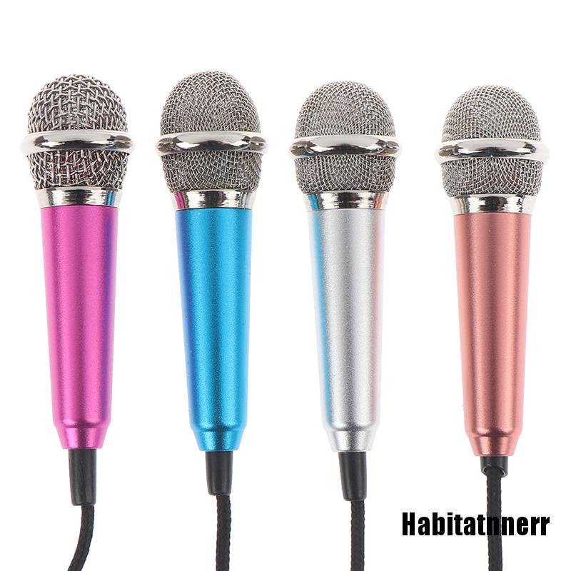 Micro Hát Karaoke Mini Giắc Cắm 3.5mm Chuyên Dụng Cho Điện Thoại Pc