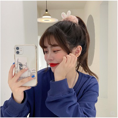 [Mã 151FASHIONSALE1 giảm 10K đơn 50K]Cột Tóc Lông Mềm Tai Thỏ