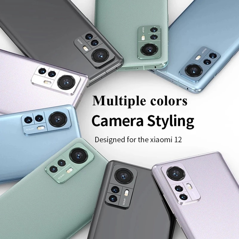 Miếng Dán Bảo Vệ Ống Kính Máy Ảnh Sau Bằng Hợp Kim Nhôm Cho Xiaomi 12 / 12 Pro / 12X