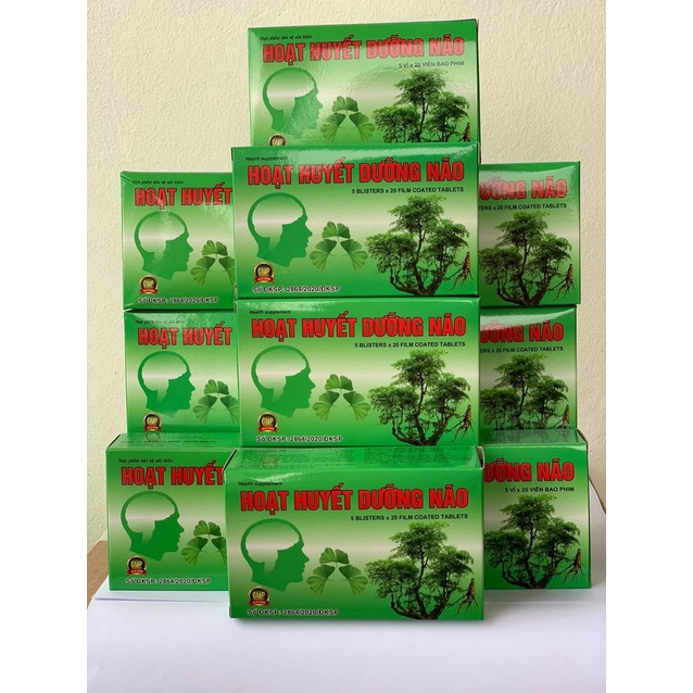 Hoạt Huyết Dưỡng Não Đại Uy Pharma Hộp  BM77 - Bảo Minh Pharmacy