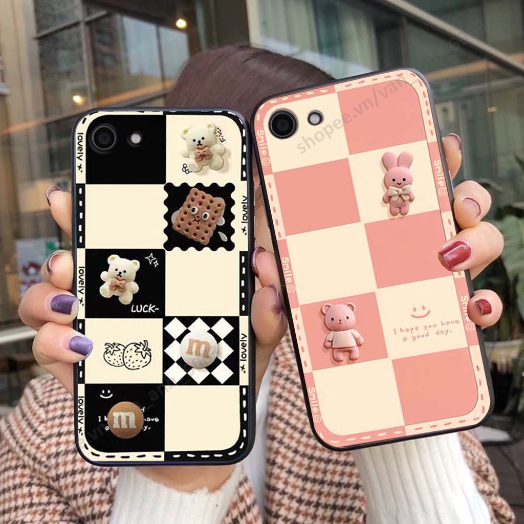 Ốp lưng Vivo Y81 / Y83 hình gấu, kẹo dễ thương cute