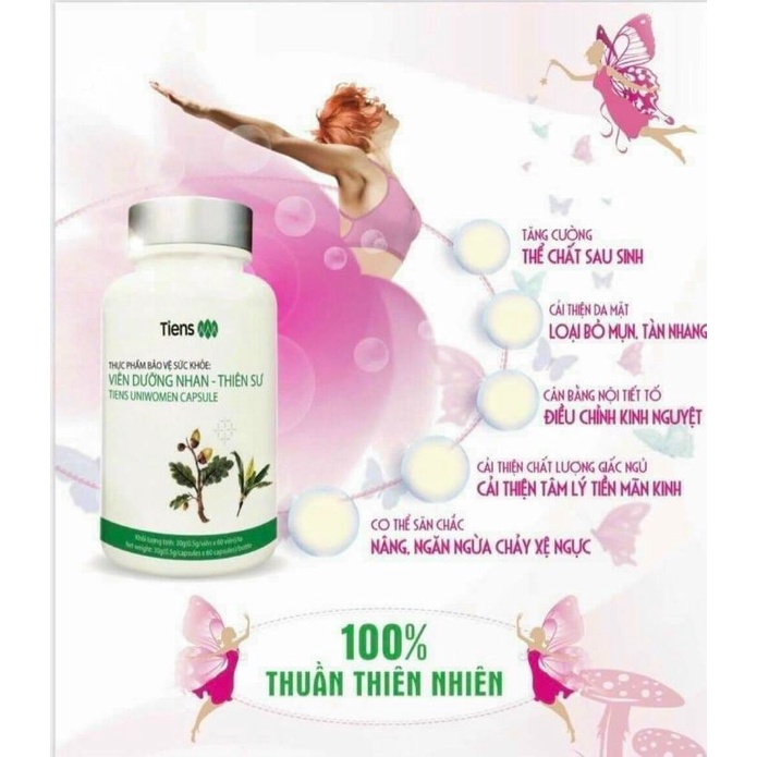 Combo Viên dưỡng nhan Tiens , Canxi hữu cơ Tiens khoẻ đẹp từ trong ra ngoài