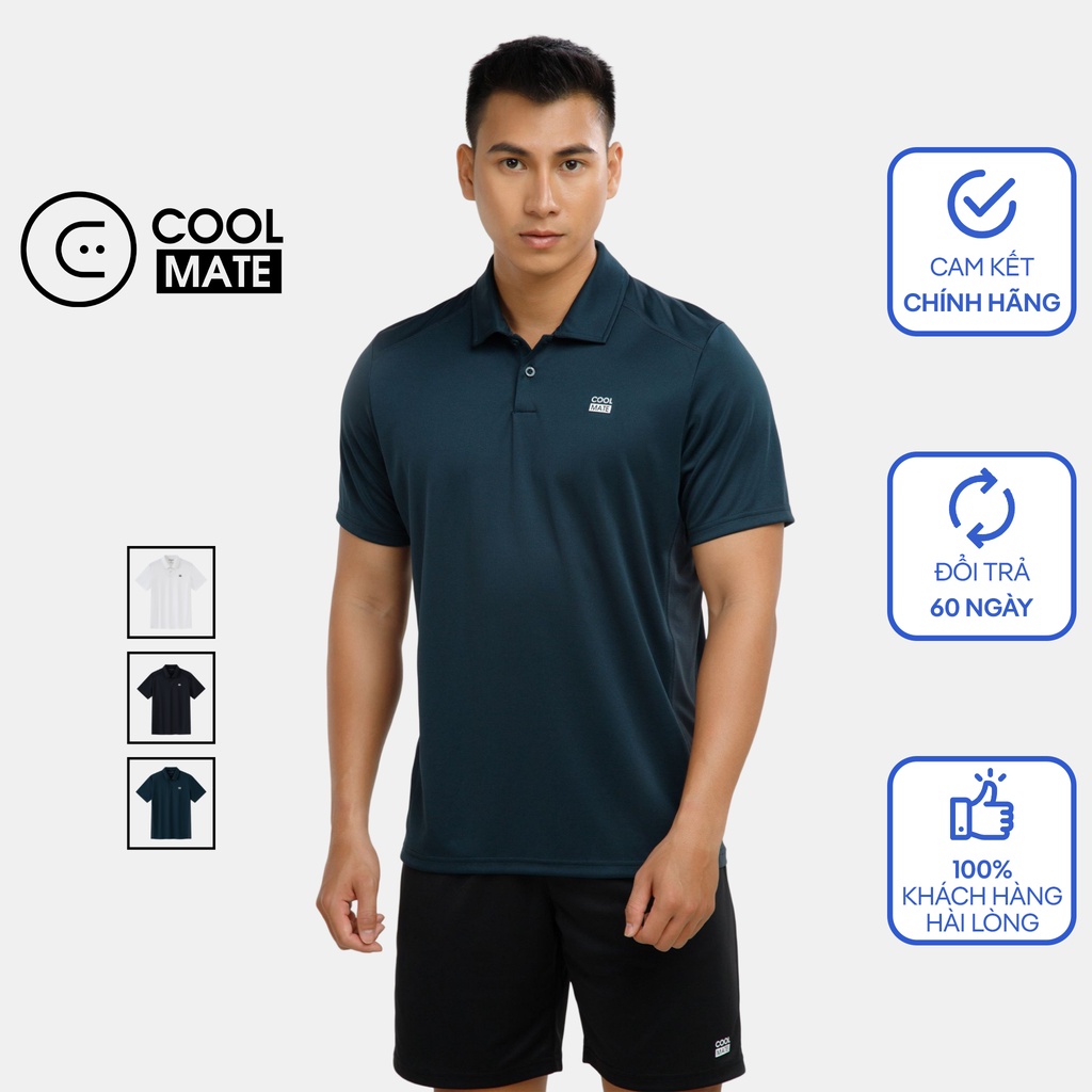 Áo Polo thể thao nam ProMax-S3 phối lưới 2 bên hông siêu thoáng khí - thương hiệu Coolmate
