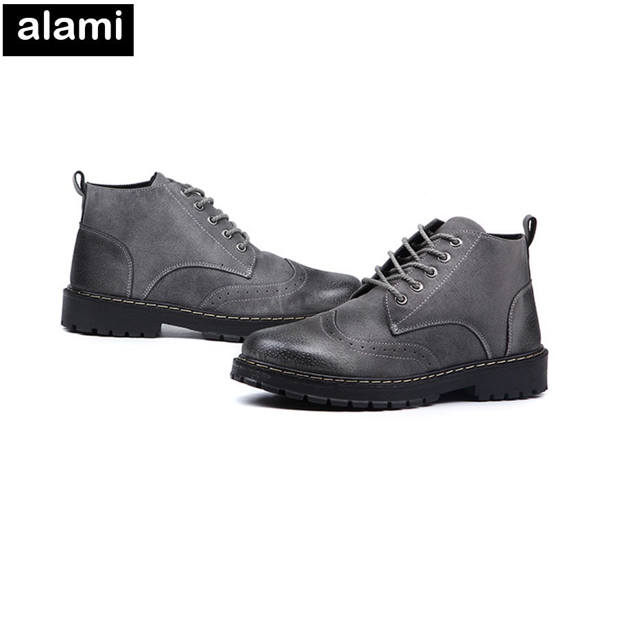 FALE SALE Giày Bốt cổ thấp Alami cao cấp GB02 Có Sẵn ⚡ CHẤT sịn : new L ❄ " 👟 .