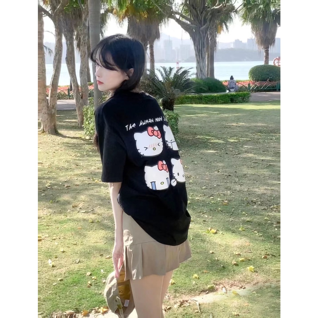 Cocory vn Chân Váy Jeans Chữ A Lưng Cao Vintage Cho Nữ