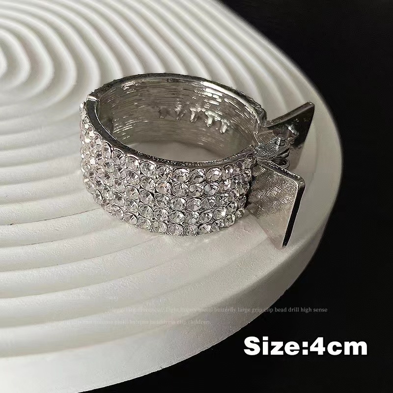 Kẹp Tóc Đuôi Ngựa Cỡ Nhỏ Đính Ngọc Trai Giả Lưng Cao Thời Trang Mùa Hè