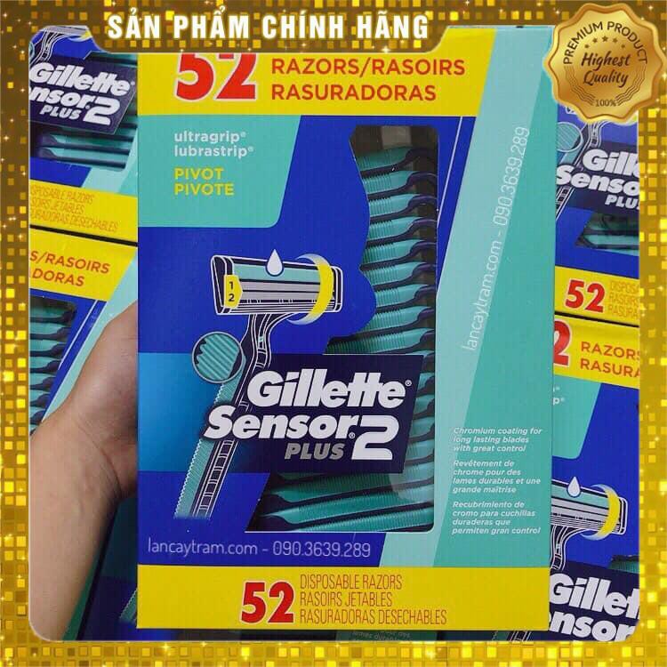 Dao cạo râu Mỹ  - Gillette Sensor Plus 2 lưỡi