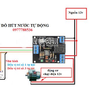 Module điều khiển bơm hút nước tự động