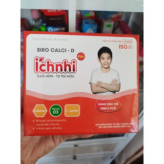 ✅ Siro Calci D Ích Nhi (Hộp 20 Ống)