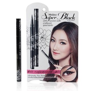 [CAM KẾT CHUẨN AUTH] Kẻ mắt Mistine Super Black Eyeliner Flow Power