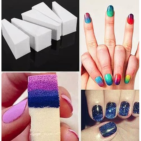 Miếng bọt biển nghệ thuật móng tay miếng bọt biển móng tay miếng bọt biển nâng cấp / miếng bọt biển 
