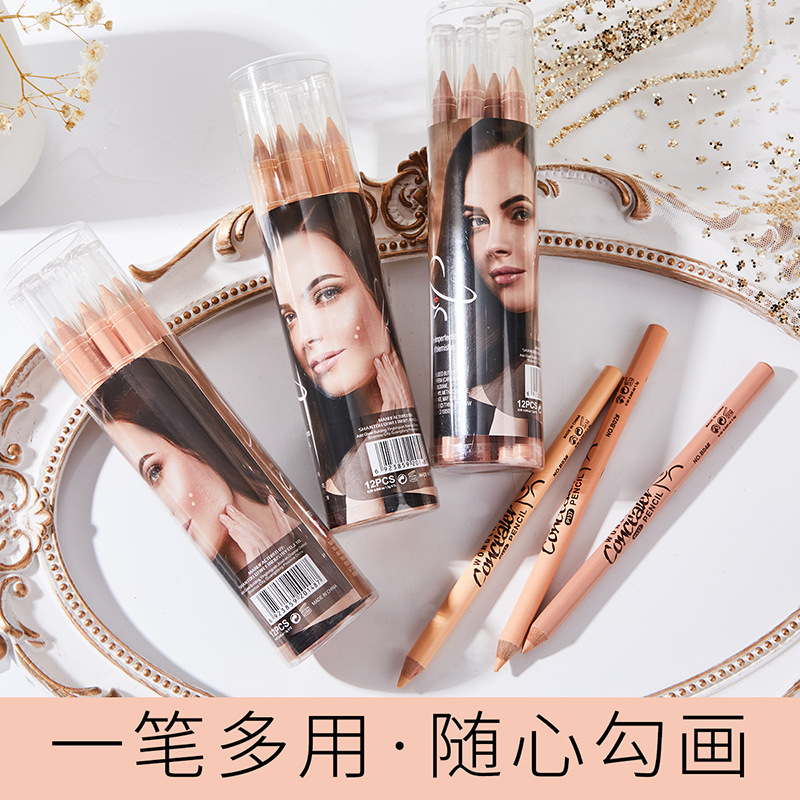 Bút vẽ bọng mắt kiêm che khuyết điểm Menow không dễ gãy dùng bền tone màu nude trắng dễ sử dụng | BigBuy360 - bigbuy360.vn