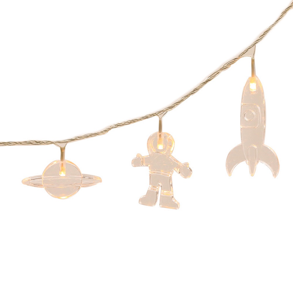 1 đèn LED hình phi hành gia hoạt hình trang trí phòng