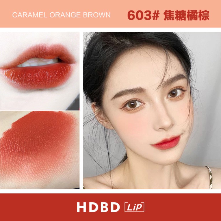 [Hàng mới về] Son Môi  Màu Đào Nhung Mịn Kháng Nước Khó Phai Không Dính Cốc | BigBuy360 - bigbuy360.vn
