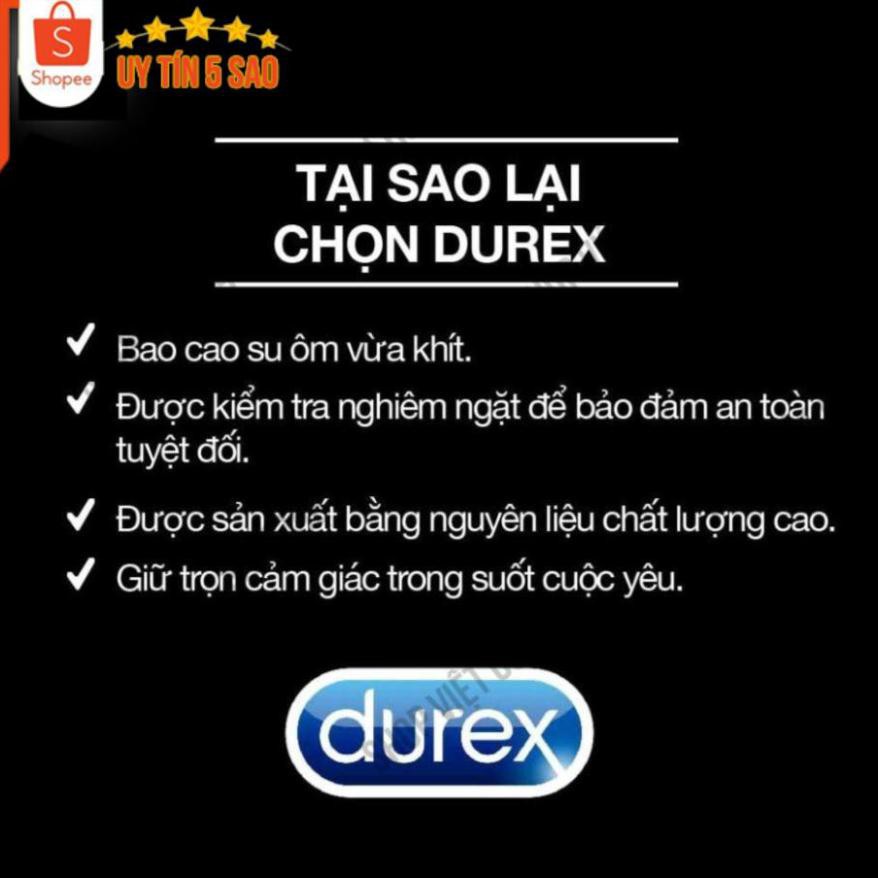 [ GIÁ SỐC ] - Bộ 2 Hộp Bao Cao Su Durex Invisible (10 Cái/Hộp) + Tặng 1 Hộp Bao Cao Su Kingtex (12 Cái/Hộp).