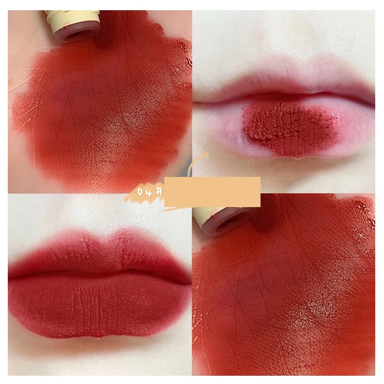 Set 5 Son Môi Màu Nhung Lì Hình Phô Mai Xinh Xắn