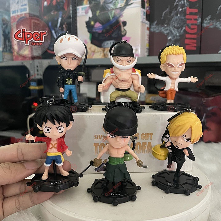 Bộ 6 móc khóa One Piece - Set of 6 One Piece Keychain