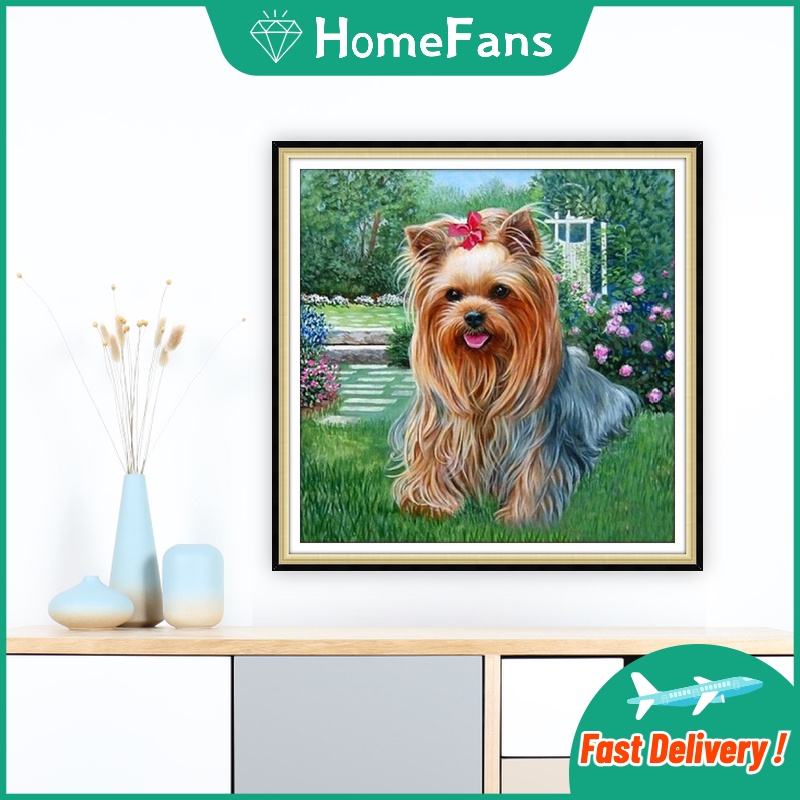 Bộ Tranh Đính Đá 5D Tự Làm 40x40cm/50x50cm Hình Động Vật Trang Trí Nhà Cửa