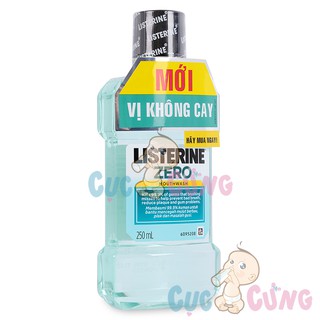 Nước súc miệng Listerine Zero Không Cay 250ml