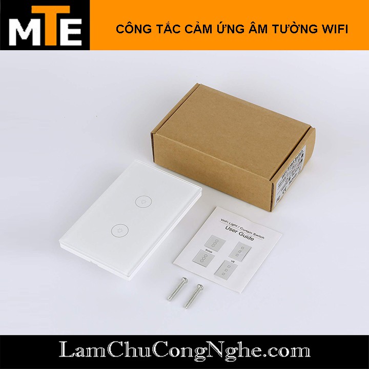 Công tắc cảm ứng âm tường Wifi thông minh Tuya