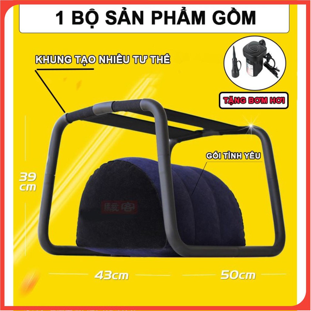 Ghế Tình Yêu⭐Che Tên Sản Phẩm Gối tình yêu, Ghế yêu Bơm Hơi CAO CẤP SIÊU BỀN TOUGHAGE NÂNG CAO CẢM XÚC TÌNH YÊU