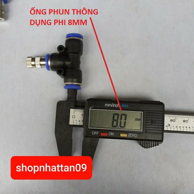 Sale bộ béc phun sương béc bằng inox như hình