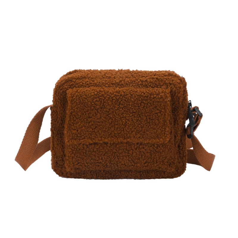 Túi Đeo Chéo Bằng Lông Cừu Thời Trang Mùa Đông Cho Nữ