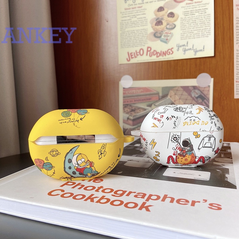 Oppo Enco Air / Air 2 X W51 W31 FREE 2 2i Ốp bảo vệ hộp sạc tai nghe không dây hình Kaws cho