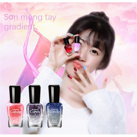 Sơn móng tay, không bị rơi ra YULYNA  sơn móng tay 7ml sẽ đổi màu