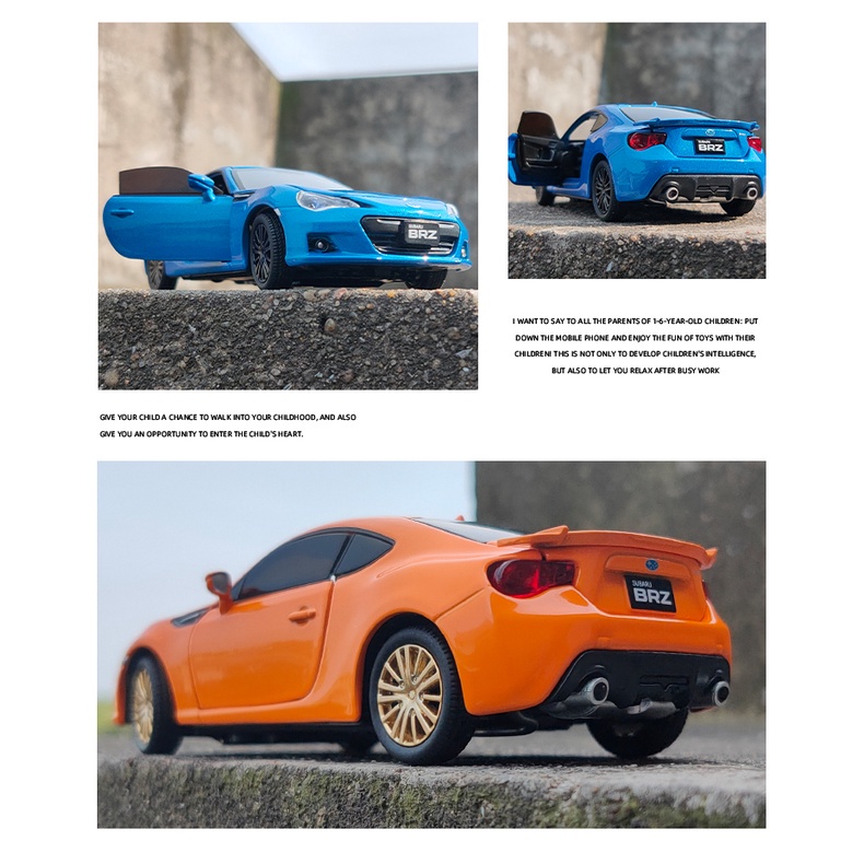 Mô Hình Xe Hơi Subaru 2019 Brz Tỉ Lệ 1: 32