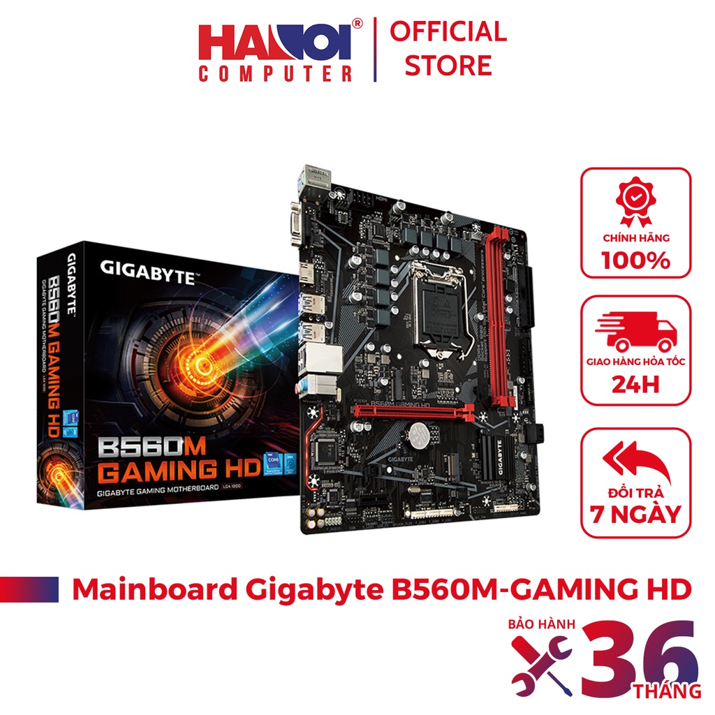 Mainboard Gigabyte B560M-GAMING HD, bo mạch chủ sử dụng chipset mới nhất