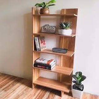 Kệ sách 5 tầng bằng gỗ đa năng