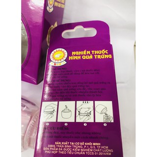 Nghiền thuốc Hình Quả Trứng(màu ngẫu nhiên)