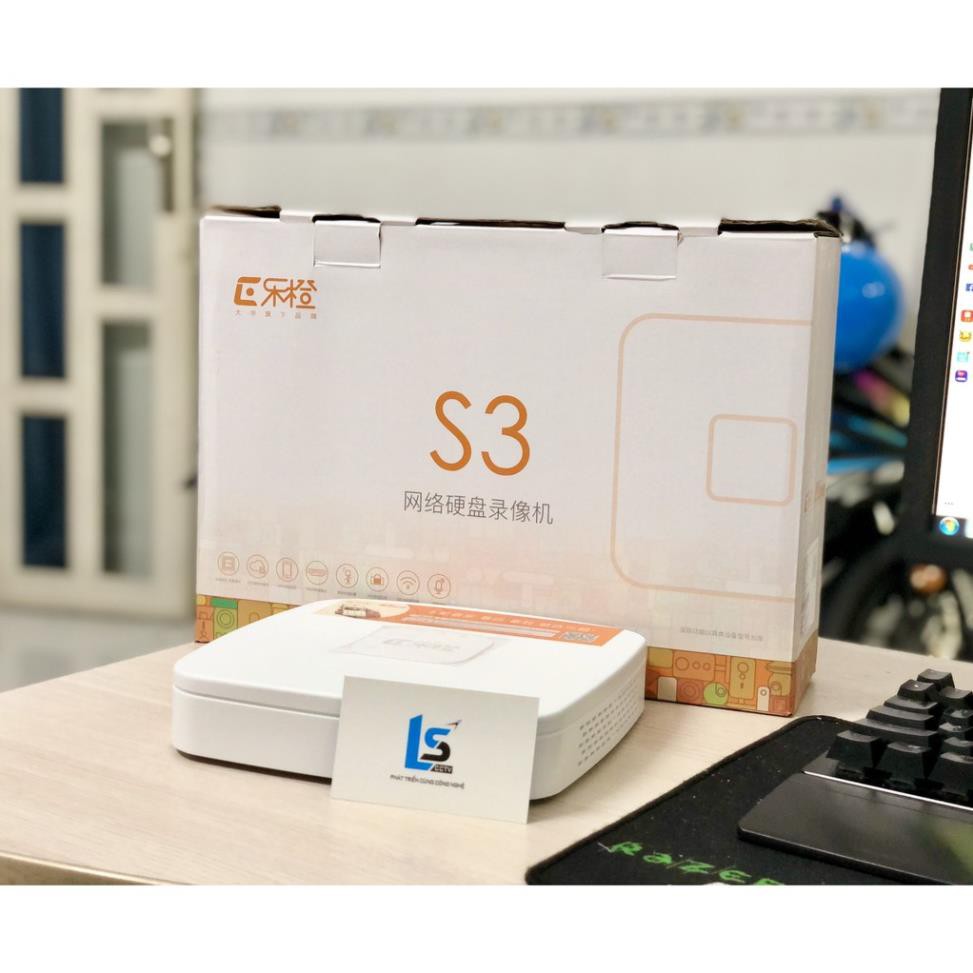 Đầu ghi Dahua⭐FreeShip⭐Đầu ghi IP 4 kênh POE Dahua Lechange S3-04-P (FW Tiếng Việt - Server P2P Việt Nam)