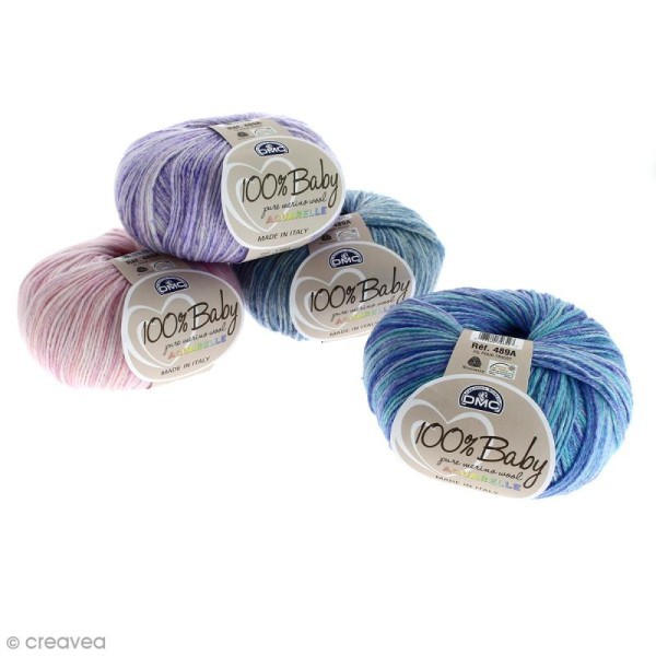 2/2  CROWN Cuộn Len DMC 100% Baby Pure Merino
