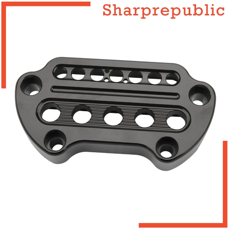 [SHARPREPUBLIC] Motorcycle Indicator Lamp Handlebar Top Clamp for Harley Sportster   New