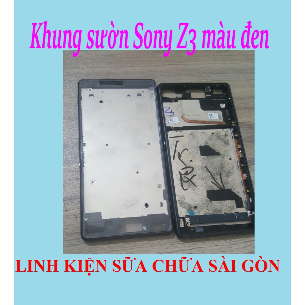 Khung sườn Sony Z3 màu đen